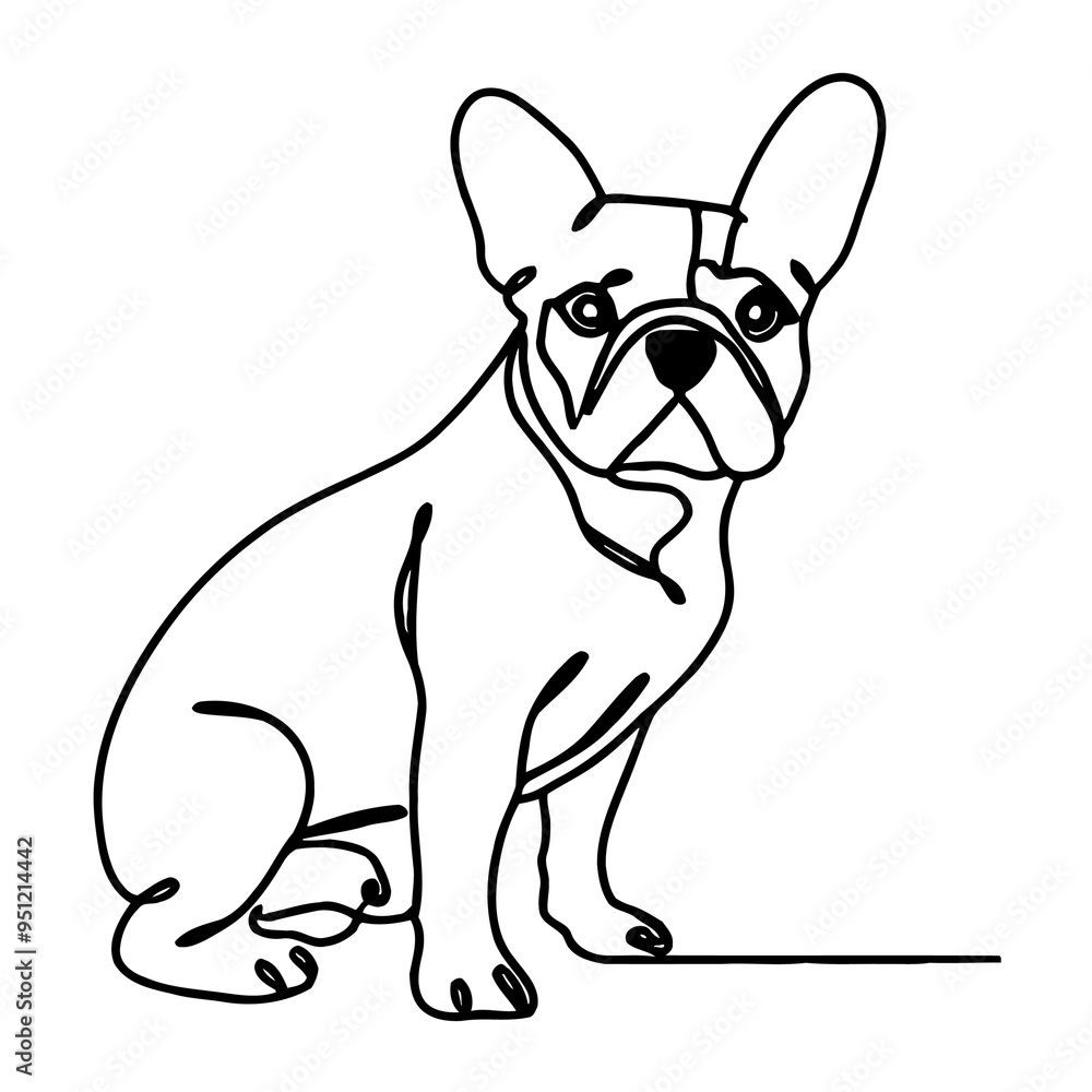 French Bulldog Line Art French Bulldog Line Art