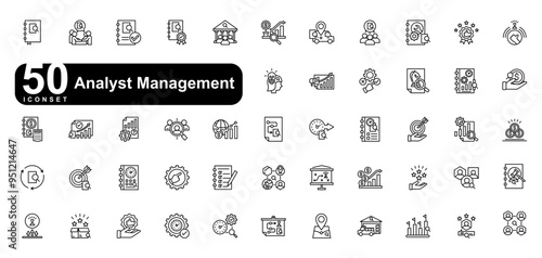 analyst management iconset