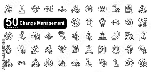 change management iconset