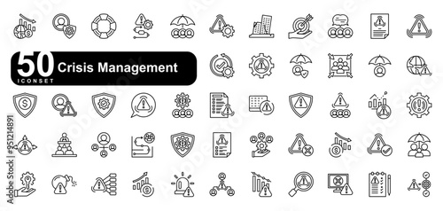 crisis management iconset