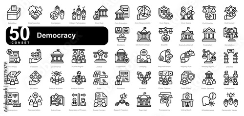 Democracy iconset 