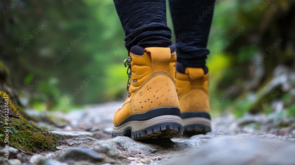 Adventurous Hike Through the Lush Forest Landscape Adventurous Hike Through the Lush Forest Landscape