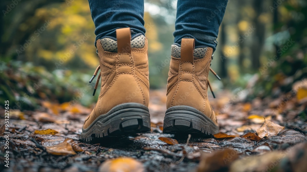 Adventurous Hike Through the Autumn Landscape Adventurous Hike Through the Autumn Landscape