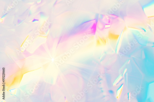 Vibrant prismatic light burst png overlay effect, transparent background