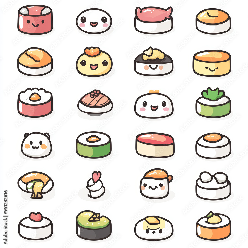 Kawaii icons Kawaii icons