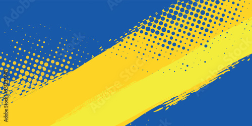 blue and yellow abstract grunge texture background