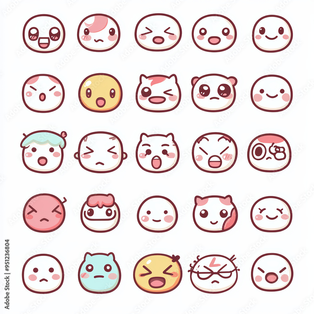 Kawaii icons Kawaii icons