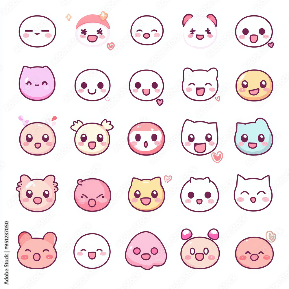 Kawaii icons Kawaii icons