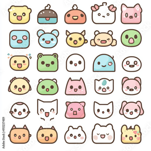 Kawaii icons