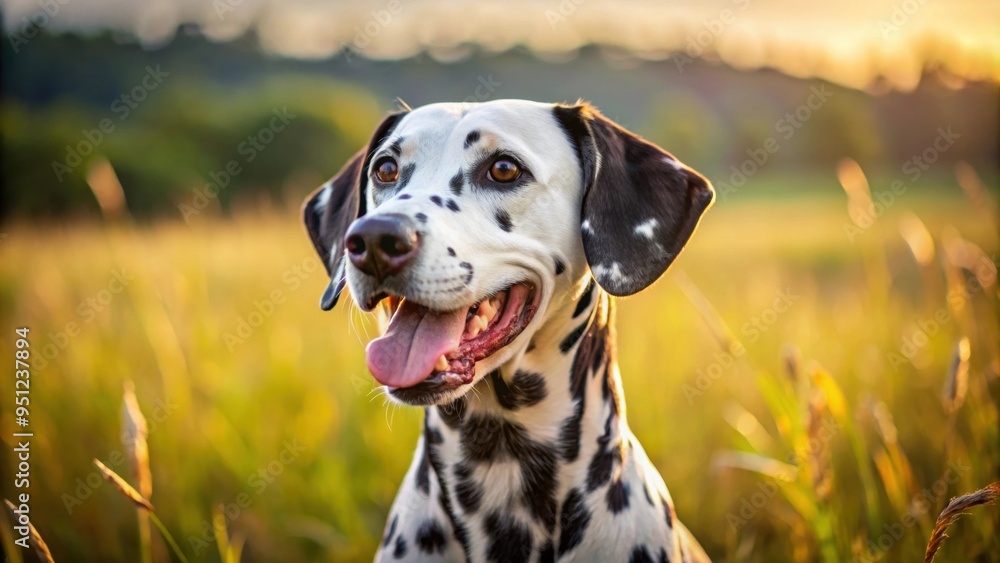 Closeup of a dalmatian enjoying a day in the field, dalmatian, dog, closeup, field, outdoor, nature, black and white, spots, pet Closeup of a dalmatian enjoying a day in the field, dalmatian, dog, closeup, field, outdoor, nature, black and white, spots, pet
