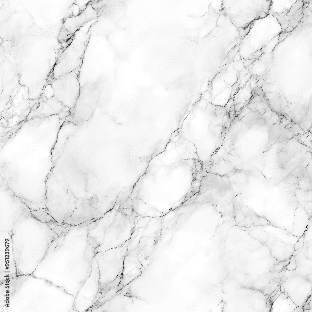 Fototapeta premium Seamless White Marble Texture