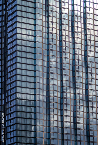 Wallpaper Mural Modern Office Building with Reflections. Torontodigital.ca