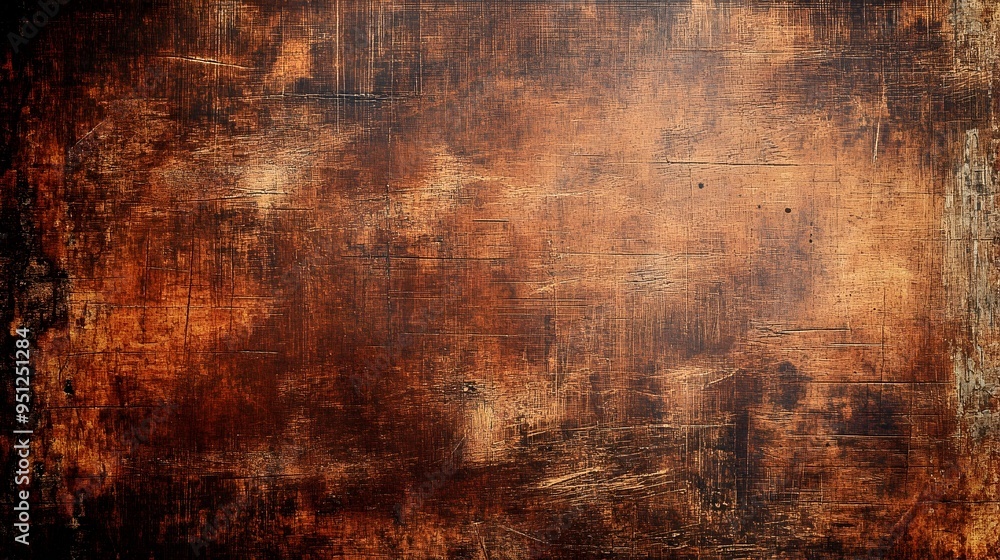 Obraz premium Rusty Grunge Industrial Background with Visible Scratches and Faded Areas