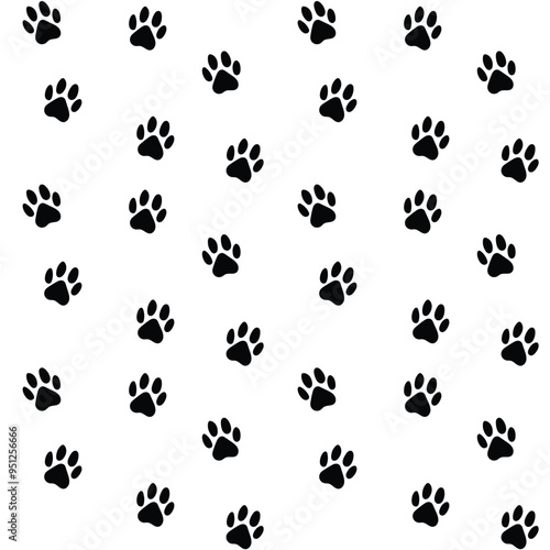 Cat paw pattern seamless. Printable Kids clothes texture, backdrop, wallpaper, etc