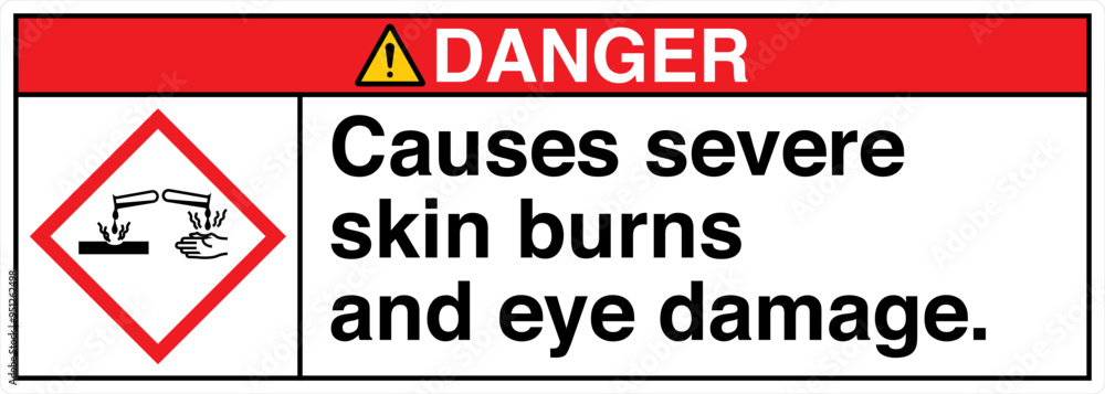 ANSI Z535 DANGER GHS Chemical... ANSI Z535 DANGER GHS Chemical...