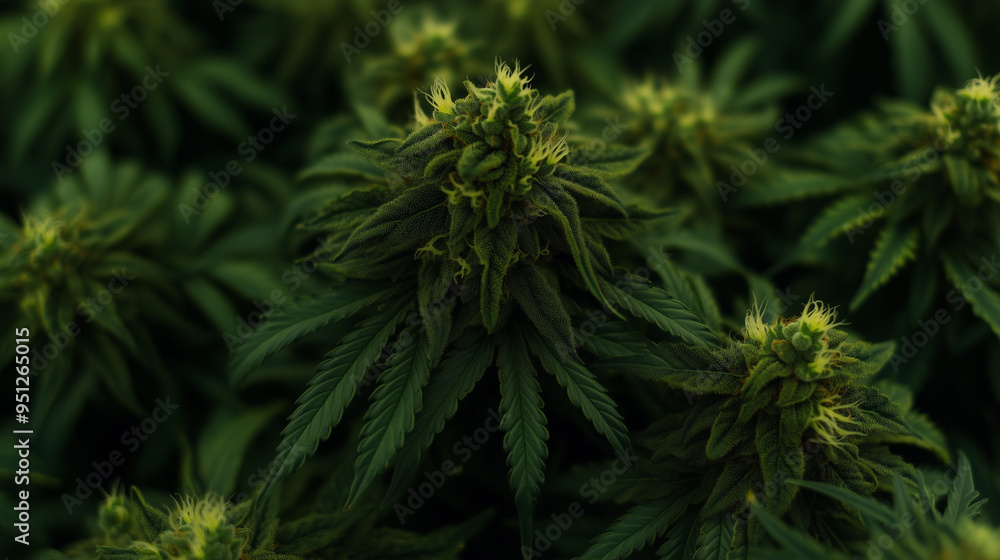 Macro Close-Up Shot of Marijuana – High-Detail Stock Photography of Cannabis Plant with Trichomes and Leaf Texture
Macro Close-Up Shot of Marijuana – High-Detail Stock Photography of Cannabis Plant with Trichomes and Leaf Texture