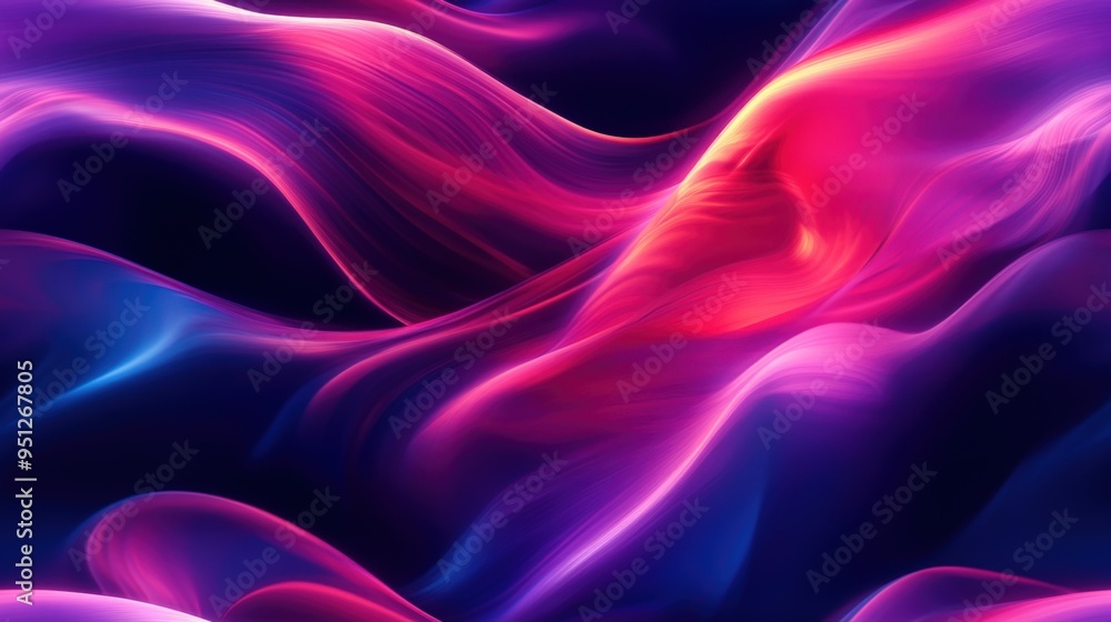Obraz premium Blurred motion of abstract shapes in deep colors, [Abstract Background], [Dynamic and mysterious]