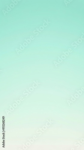 A soft gradient background transitioning from light blue to gentle mint green, evoking a sense of freshness and calm