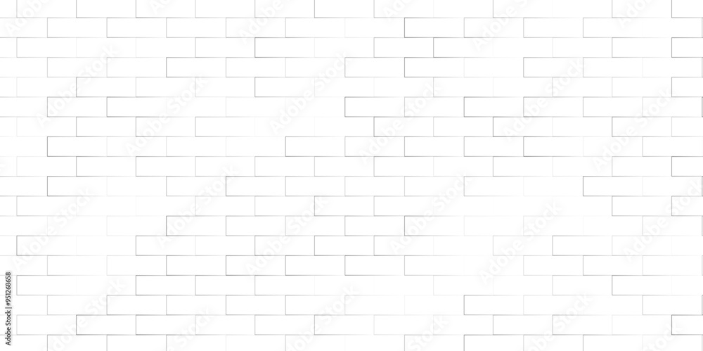 Ceramic white bricks, metro tiles seamless horizontal pattern. Wall or flour for bathroom, kitchen or outdoor. Ceramic white bricks, metro tiles seamless horizontal pattern. Wall or flour for bathroom, kitchen or outdoor.