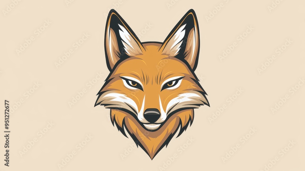 Easytoedit Coyote head illustration, crafted with layers and a fun cartoon texture for a modern look. Easytoedit Coyote head illustration, crafted with layers and a fun cartoon texture for a modern look.