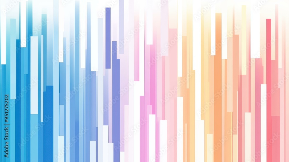 Vibrant rainbow stripes with a fadeout effect create a stunning visual on a crisp white backdrop. A modern take on art Vibrant rainbow stripes with a fadeout effect create a stunning visual on a crisp white backdrop. A modern take on art