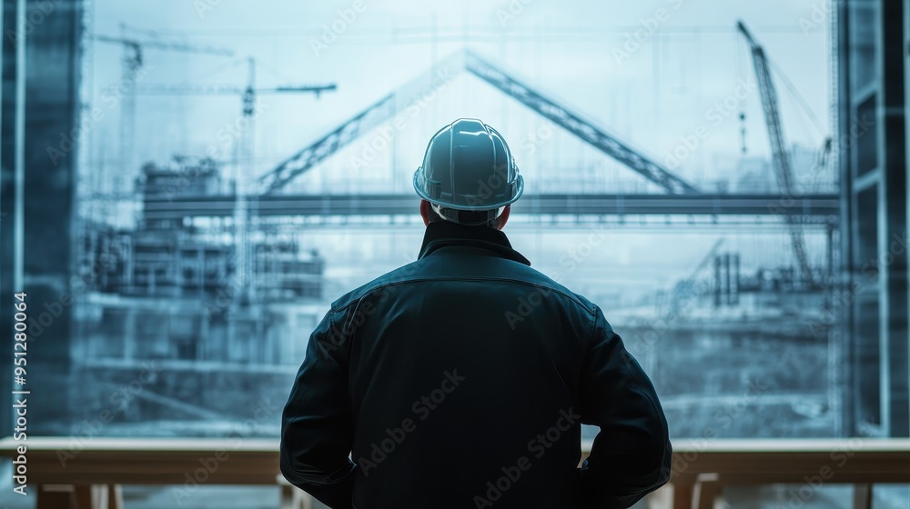 Construction Site Overlooking the City