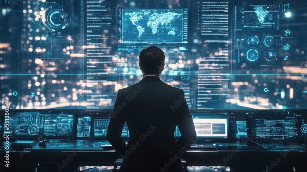 Monitoring Global Data and Analytics in a High-Tech Control Room Monitoring Global Data and Analytics in a High-Tech Control Room