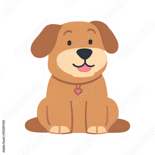 Wallpaper Mural Happy Dog Torontodigital.ca