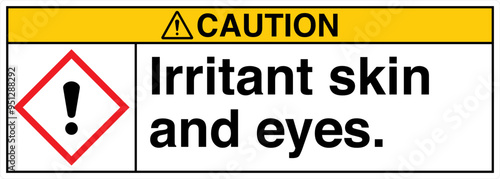 33 ANSI Z535 CAUTION GHS Chem...