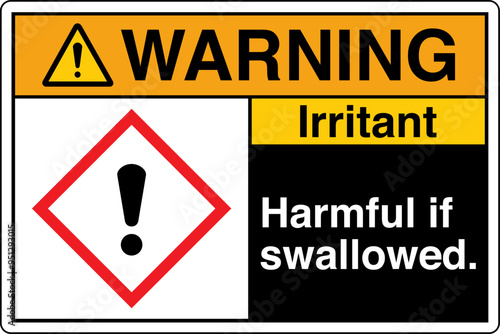 23 ANSI Z535 WARNING GHS Chem...