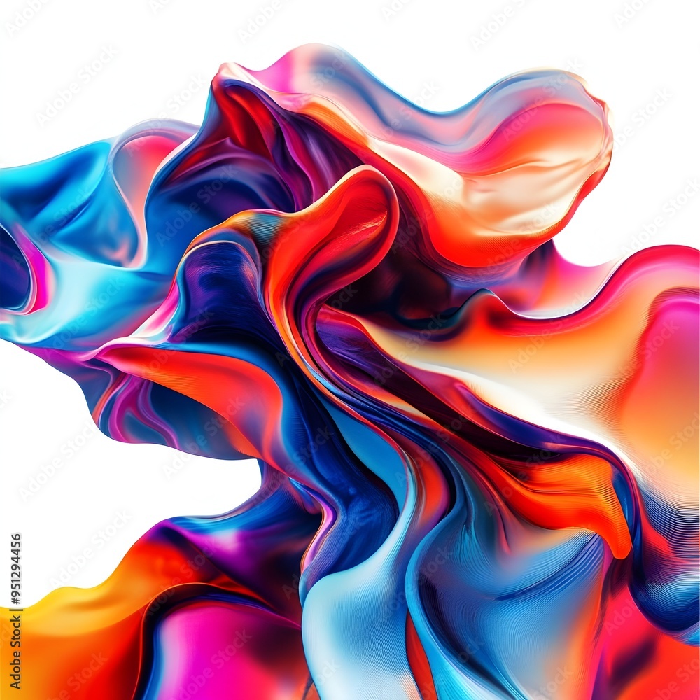 Captivating Music Festival Promotional Banner with Vibrant Abstract Composition Captivating Music Festival Promotional Banner with Vibrant Abstract Composition