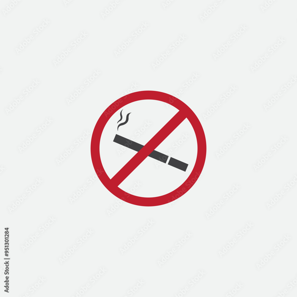 icon symbol no smoking area vector illustration icon symbol no smoking area vector illustration