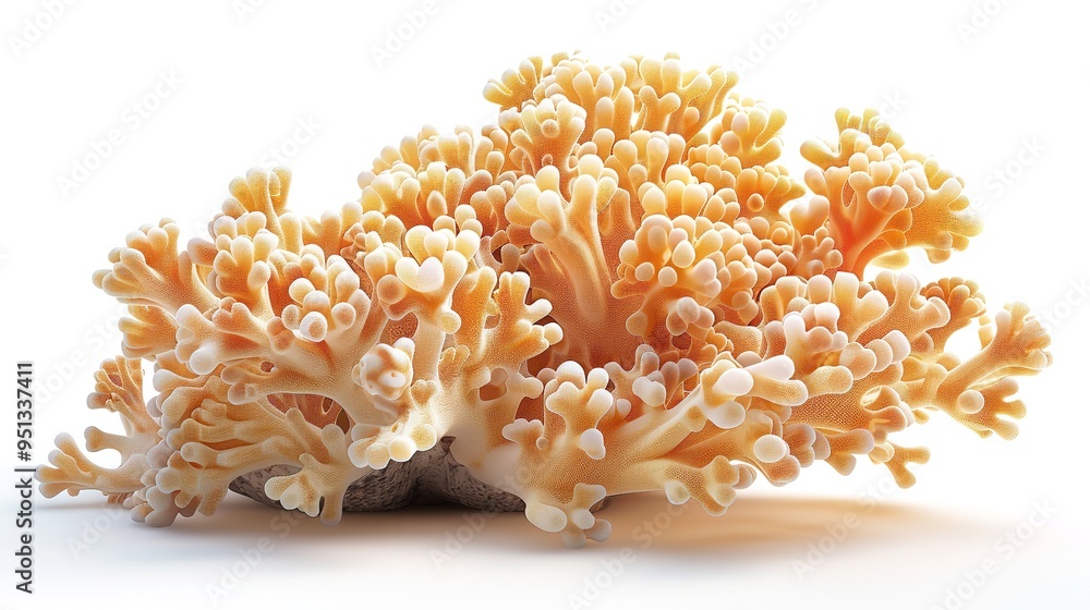 beautiful sea corals isolated on white background beautiful sea corals isolated on white background