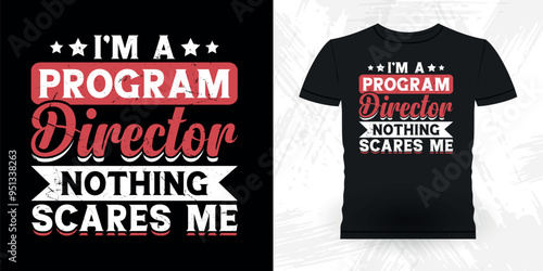 Funny Theater Director Retro Vintage Theater T-shirt Design