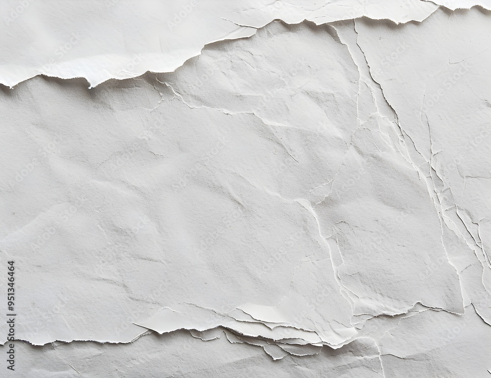 Blank Aged White Paper Texture with Wrinkles and Cracks Providing a Minimal and Vintage Background Blank Aged White Paper Texture with Wrinkles and Cracks Providing a Minimal and Vintage Background