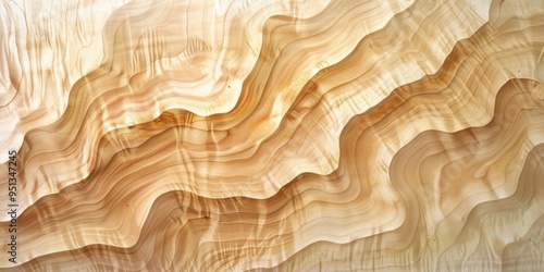 Dynamic Wood Grain of Malle Sliced Plane Tree Veneer for Customized Furniture and Interiors