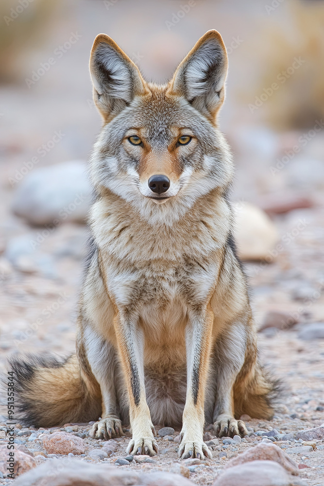 Fototapeta premium Coyote (Canis latrans) in Death Valley National Park