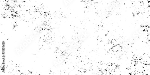 Dust and scratches design, aged photo editor layer, dirt overlay or screen effect white dust and scratches on a black background. Old vintage wall spray graphic texture vector illustration,