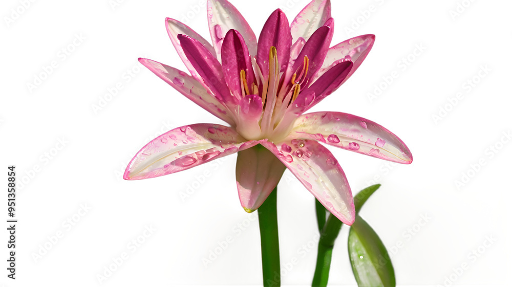 Obraz premium pink rain lily