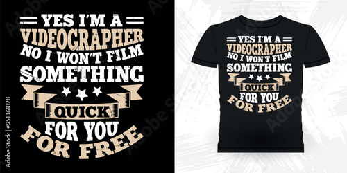 Funny Theater Director Retro Vintage Theater T-shirt Design