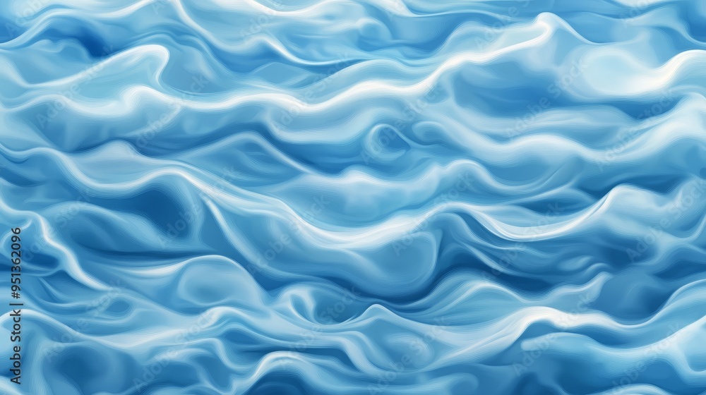 Abstract Blue Wavy Background Texture Abstract Blue Wavy Background Texture