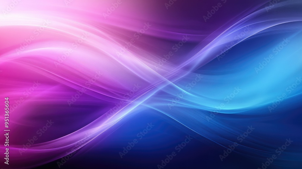 Abstract Background with Serene Smooth Lines Abstract Background with Serene Smooth Lines