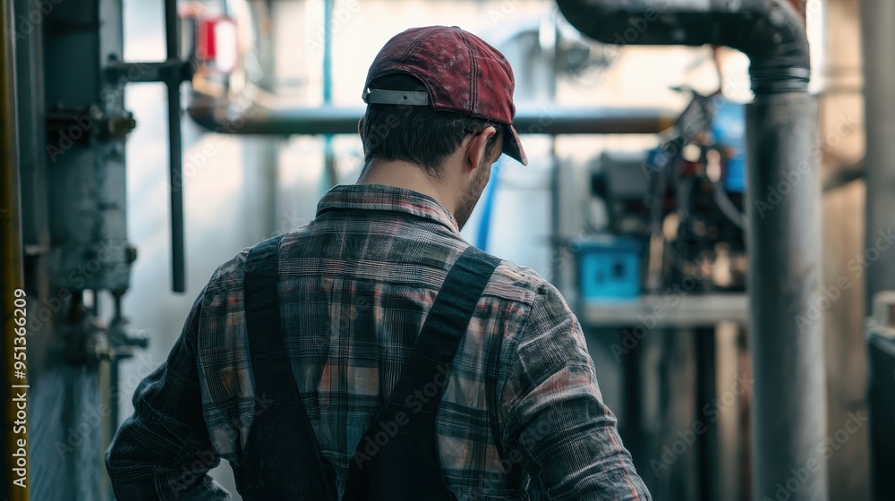 Grunge Workshop: Mechanic in Plaid Shirt and Suspenders Grunge Workshop: Mechanic in Plaid Shirt and Suspenders