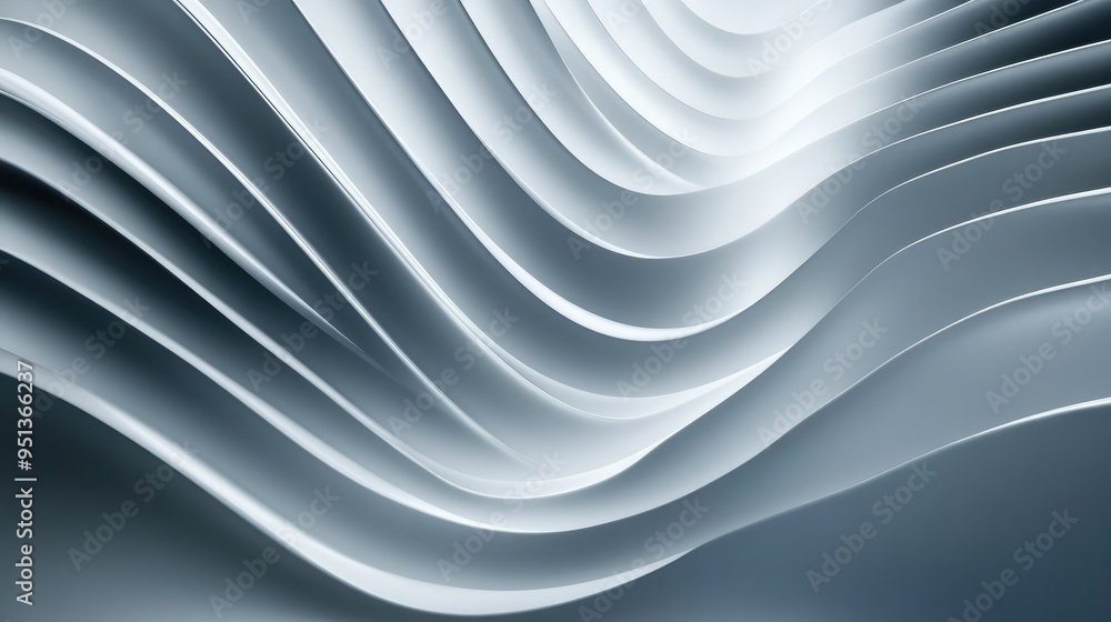 Obraz premium Abstract Background with Serene Smooth Lines