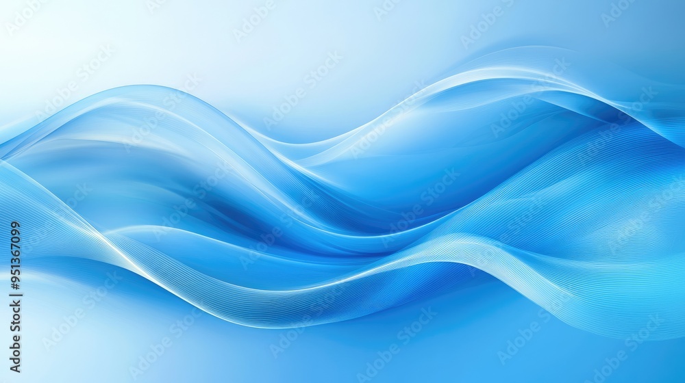 Abstract Background with Serene Smooth Lines Abstract Background with Serene Smooth Lines
