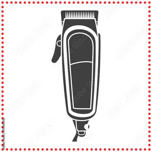 Clipper Art  A Minimalist Silhouette for the Modern Barber