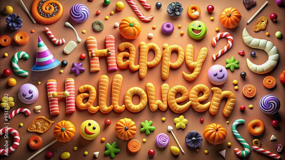 Fototapeta premium happy Halloween background