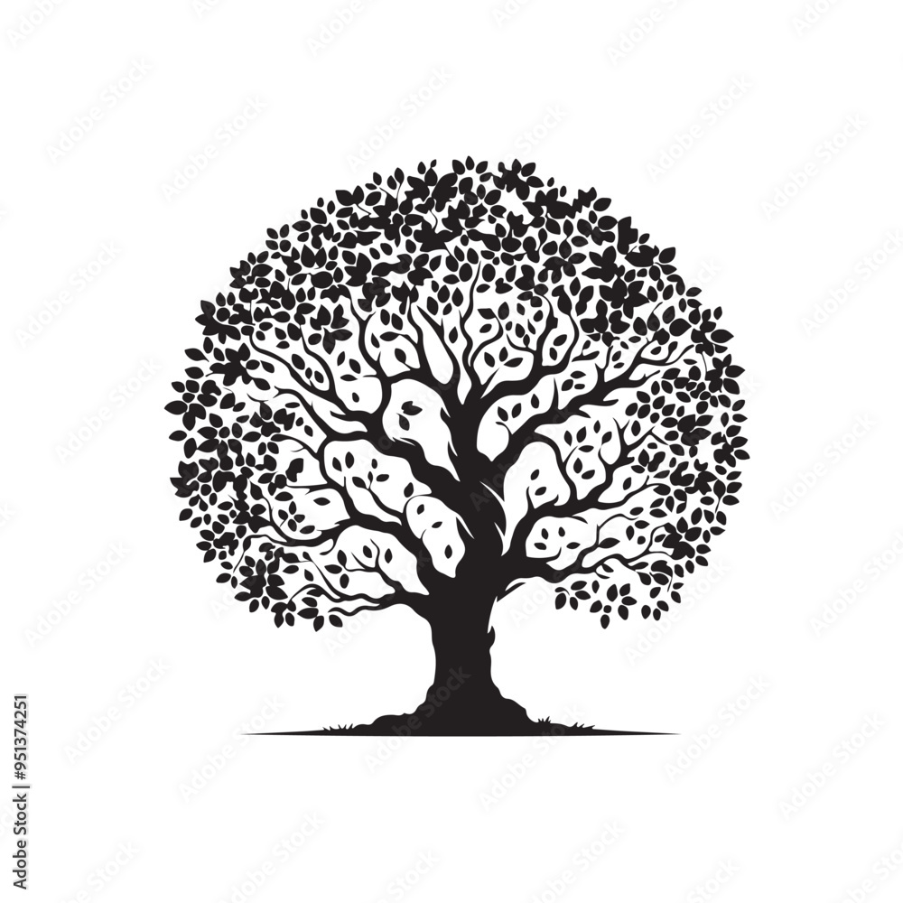 tree silhouette vector tree silhouette vector