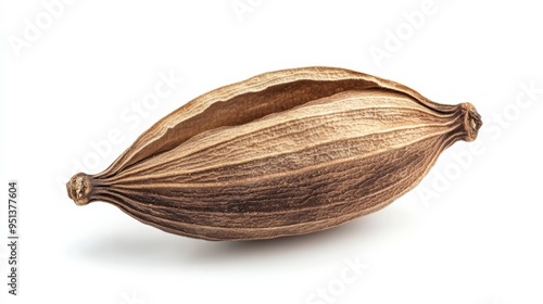 Wallpaper Mural Full open true cardamom pod on white backdrop Torontodigital.ca