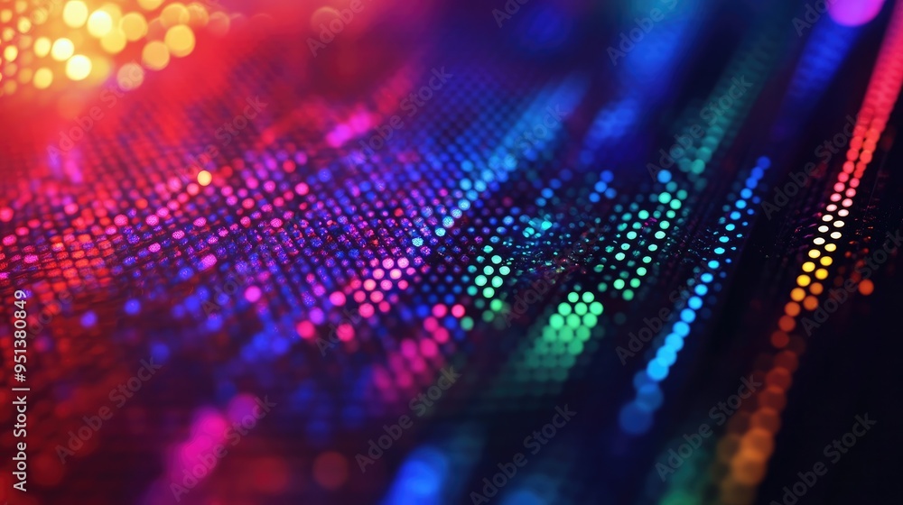 A macro shot of the pixels on a digital screen, showing the individual RGB dots that form a vibrant display 7-4c4d-8cf2-bf5a1baa45d8 A macro shot of the pixels on a digital screen, showing the individual RGB dots that form a vibrant display 7-4c4d-8cf2-bf5a1baa45d8
